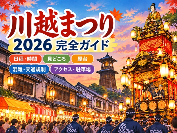 川越まつり2026の日程はいつ？時間・屋台・混雑・交通規制・駐車場まとめ